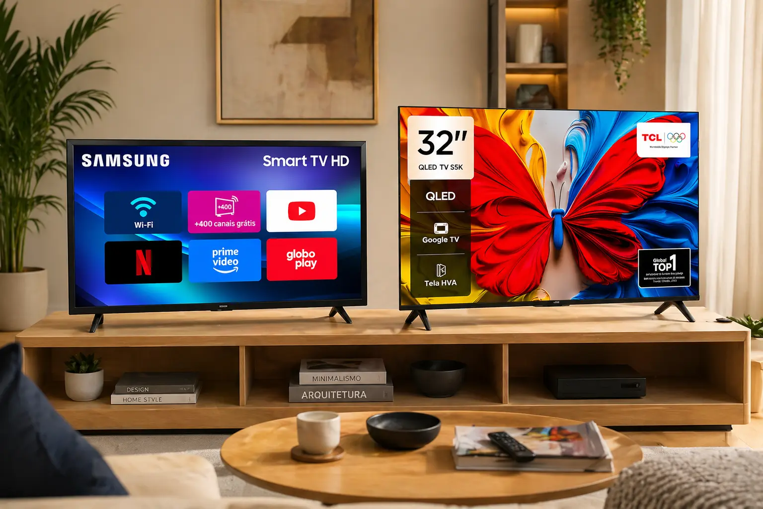Smart TVs de 32 polegadas: 5 opções para uso em casa