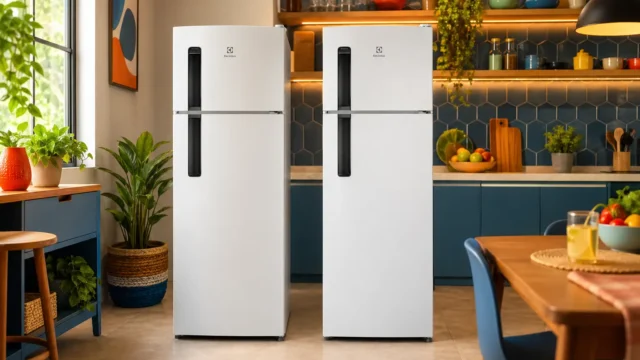 Geladeira Electrolux 320L duplex: 2 opções para uso em casa