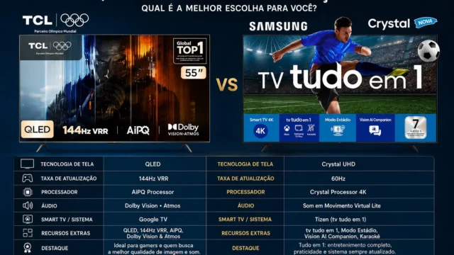 Smart TV 55 4K: 5 opções para entender o que muda no uso real