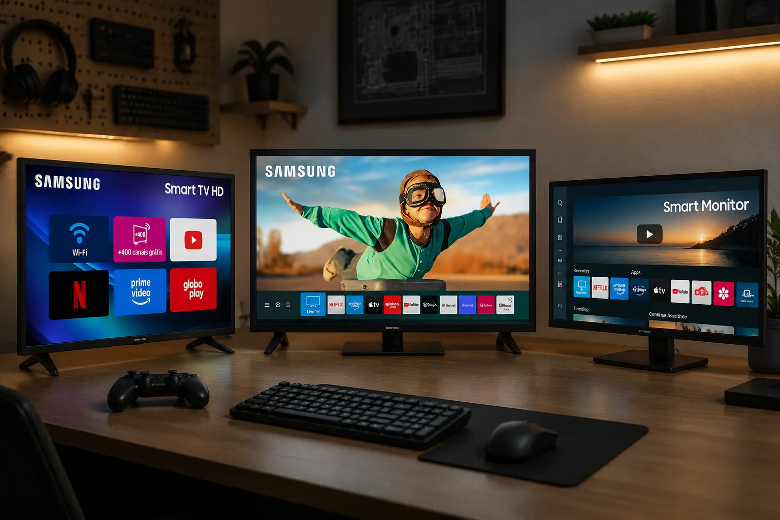 Samsung 4K Smart TV 32": 3 opções com foco em tamanho e recursos essenciais