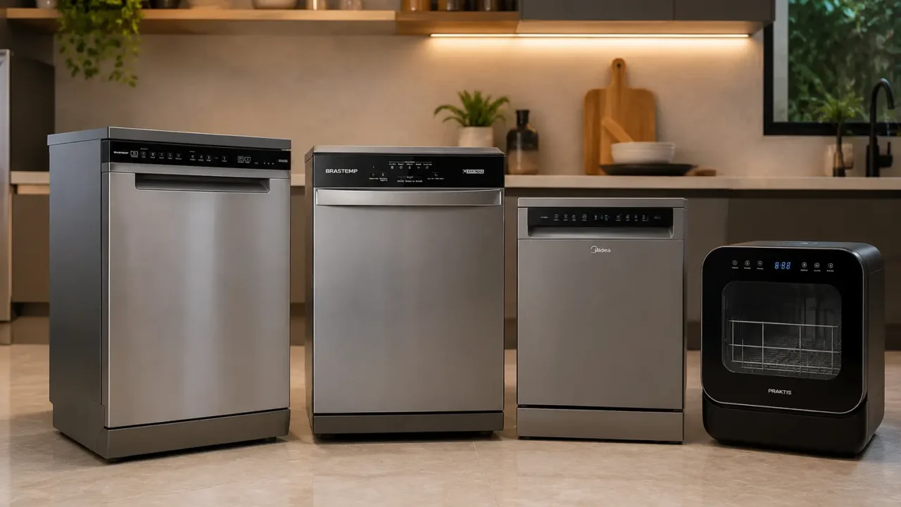 Lava louças: 4 opções para cozinha e evitar compra errada