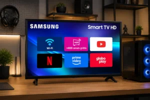 Samsung: 4 opções de TVs 32" smart para escolher pelo uso real