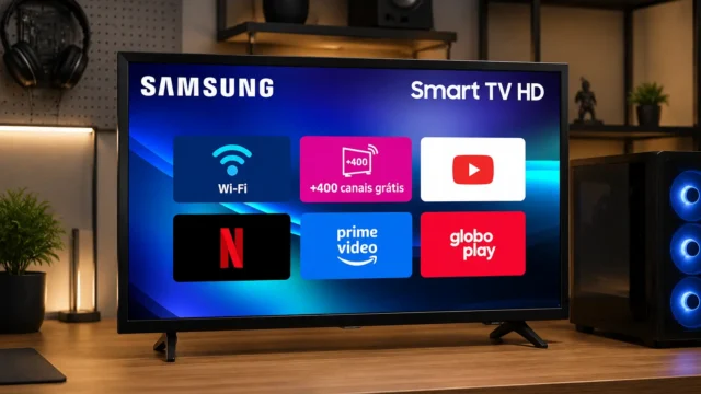 Samsung: 4 opções de TVs 32" smart para escolher pelo uso real