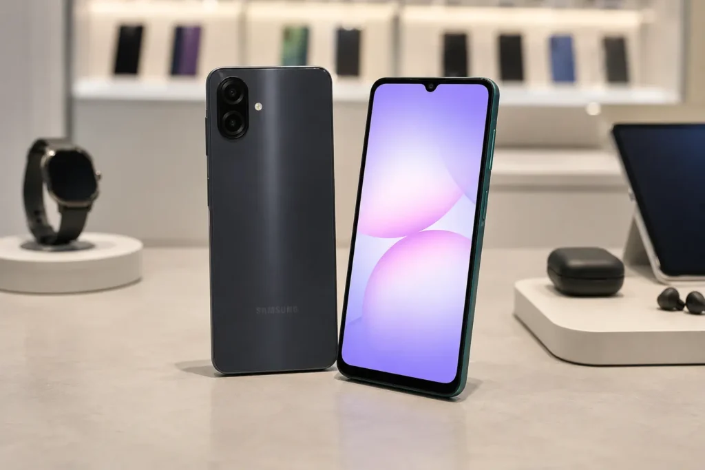 Samsung Galaxy A07 256GB: 3 opções de cores para alinhar à rotina