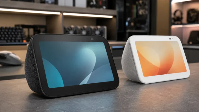 Antes de comprar o Echo Show 5, veja se a cor preta ou branca faz mais sentido para sua casa