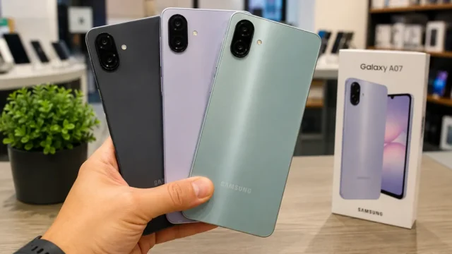 Antes de comprar o Samsung A07 8GB, veja o que ele entrega por menos de R$ 900