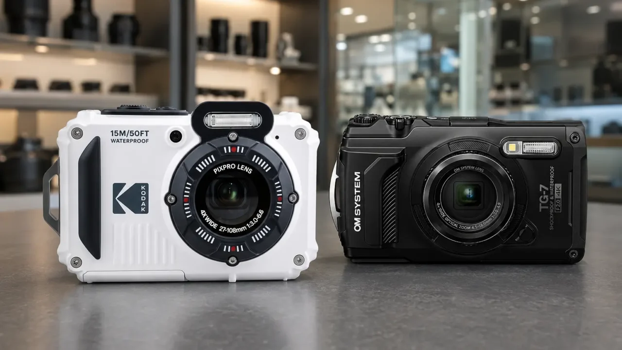 Kodak WPZ2 ou OM System TG-7: câmera aquática de entrada ou avançada?