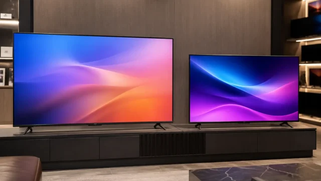 TCL P8L 75 ou Hisense Q7QG 55: tamanho ou equilíbrio?