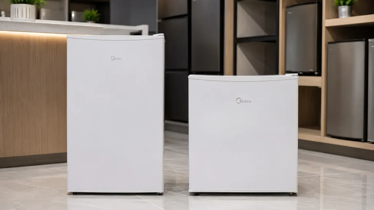 Frigobar Midea 45L ou 93L Inverter: qual capacidade faz sentido?