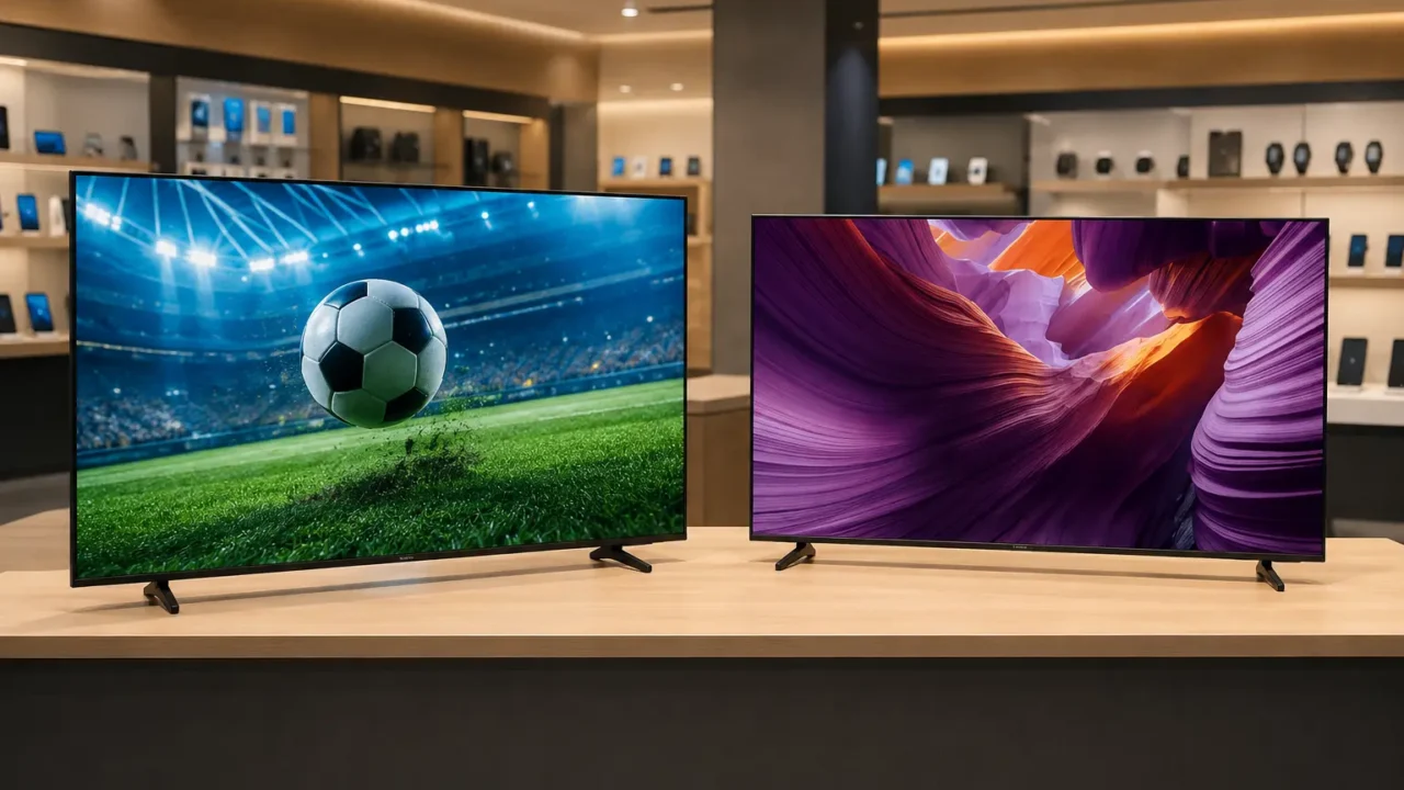 Samsung Crystal UHD 55" ou OLED S85F: vale a diferença de painel?