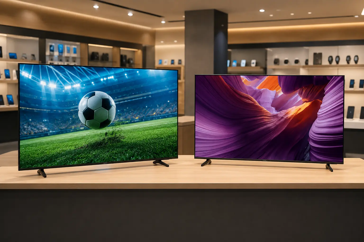 Samsung Crystal UHD 55" ou OLED S85F: vale a diferença de painel?