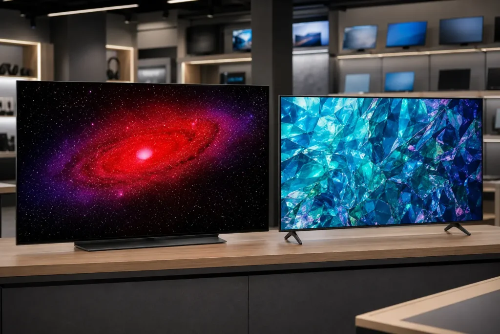 Samsung U8100F ou LG B5 OLED 77": qual TV faz sentido?