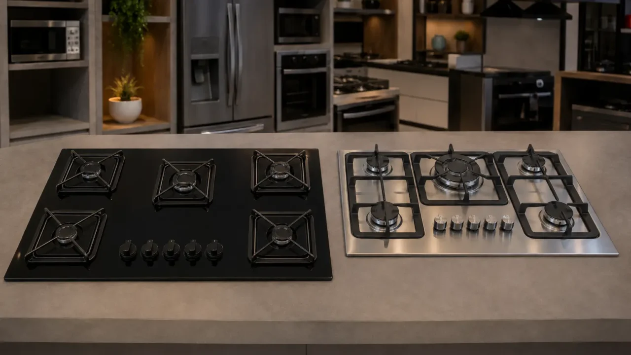 Brastemp BDD75BE ou Fischer Infinity: vidro ou inox na escolha do cooktop?
