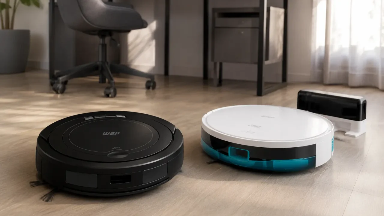 WAP Robot W90 ou W1000: navegação aleatória ou mapeamento GYRO?