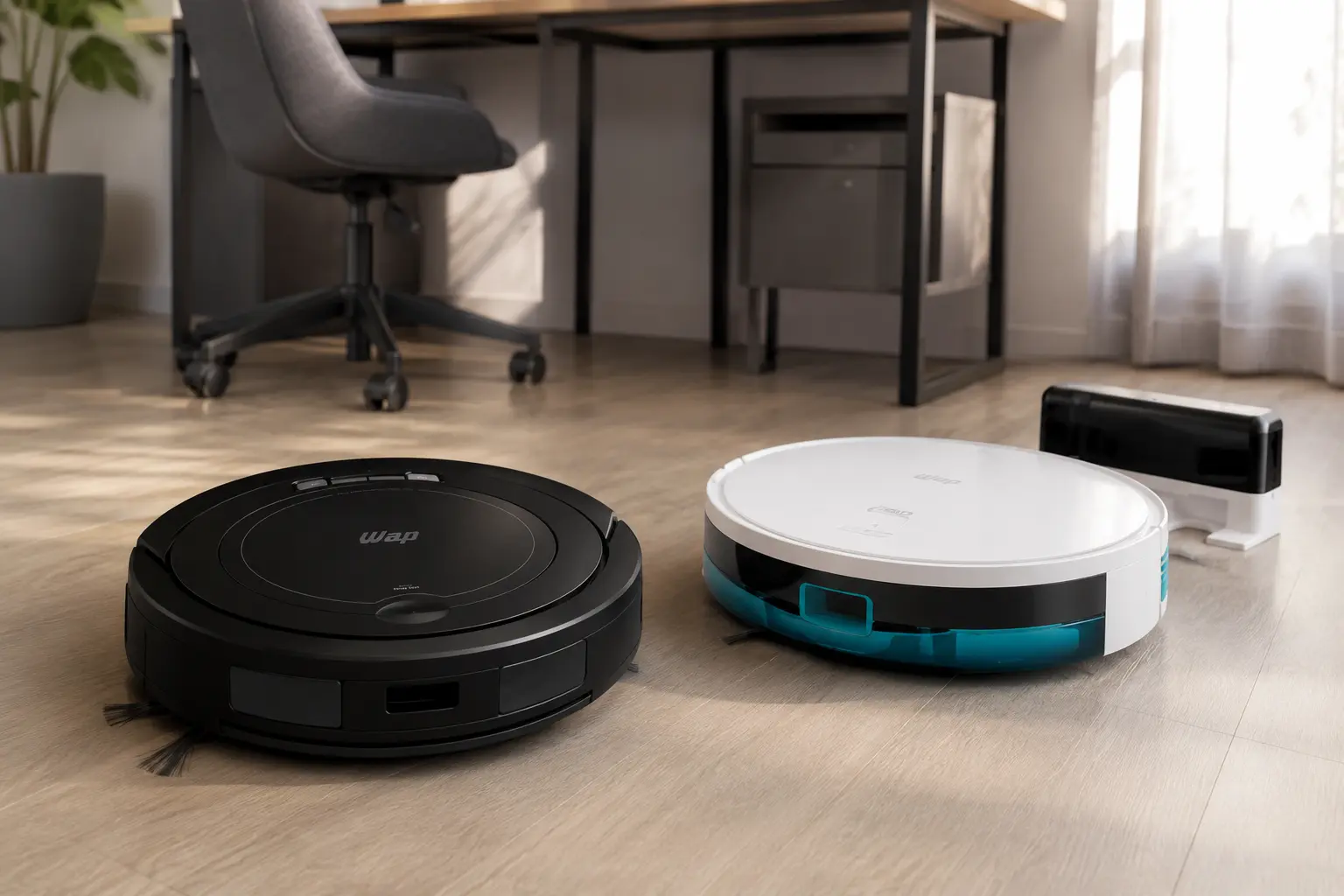 WAP Robot W90 ou W1000: navegação aleatória ou mapeamento GYRO?