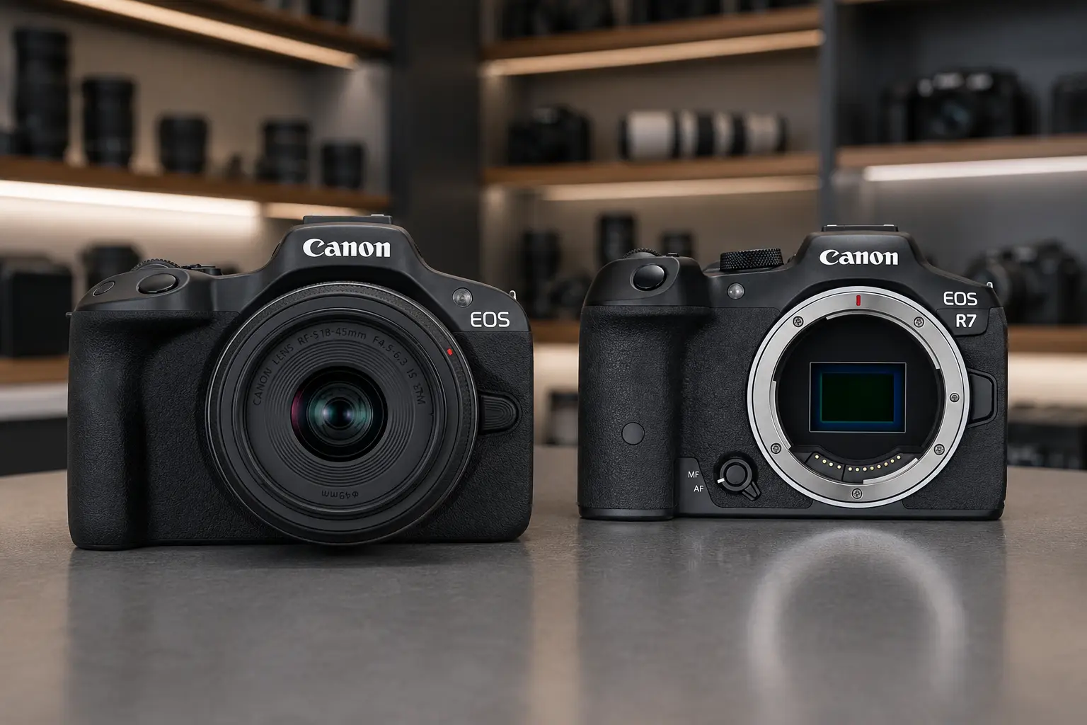 Canon R50 ou EOS R7: qual perfil de câmera faz mais sentido?