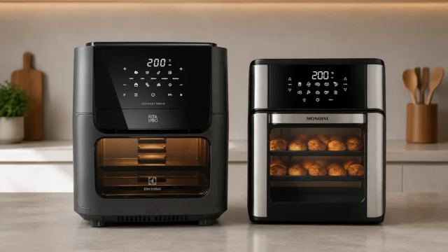 Electrolux EAF85 ou Mondial Oven 12L: mais funções ou mais cesto?