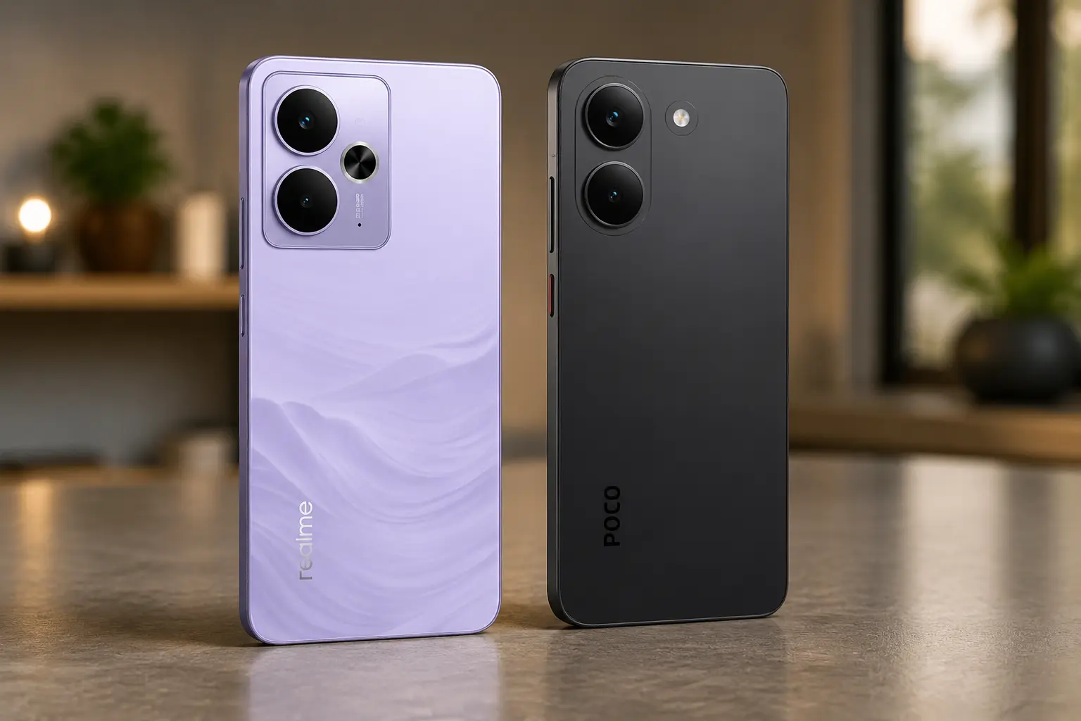 Realme 14T e Poco X8 Pro são quase iguais em tela e 5G; o desempate está na memória