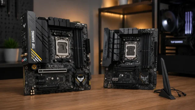 ASUS TUF A520M-PLUS II ou B650M-E WIFI: a diferença é a plataforma inteira