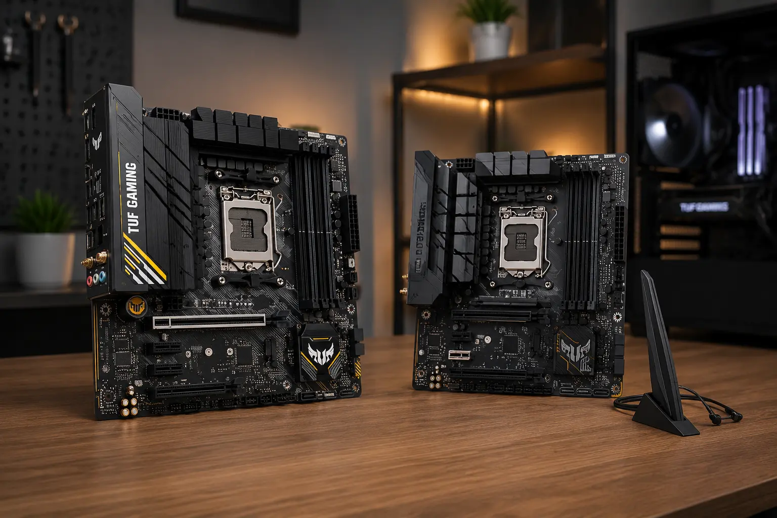 ASUS TUF A520M-PLUS II ou B650M-E WIFI: a diferença é a plataforma inteira