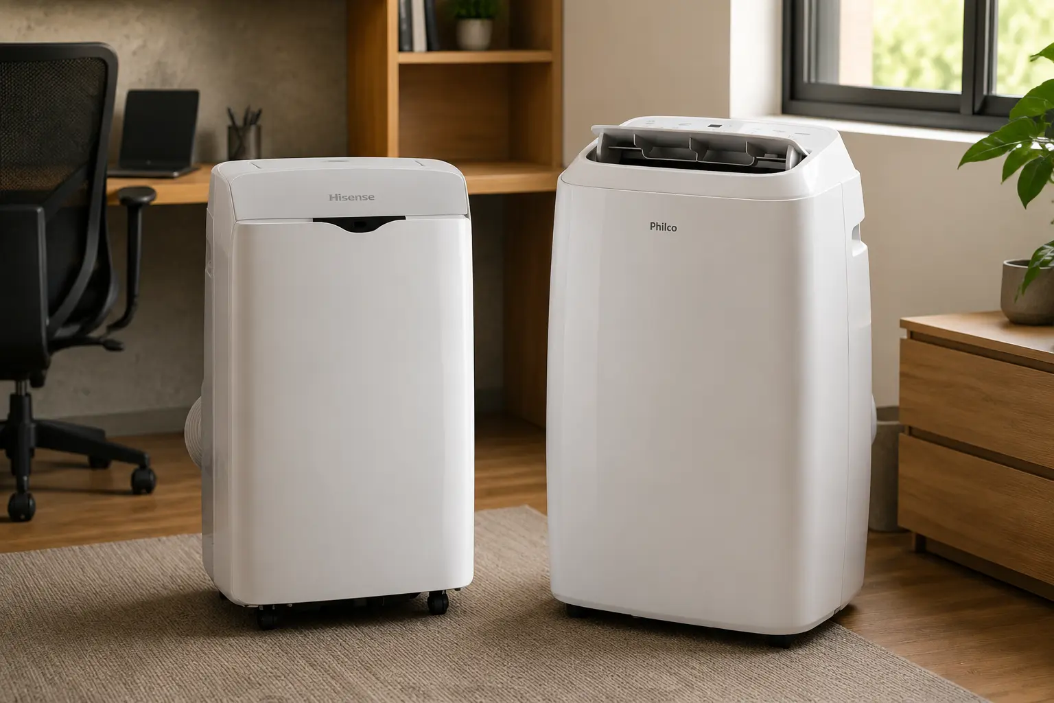 Hisense AP-12CWBRNPS01 e Philco PAC12000F5: conectividade Wi-Fi ou filtro antibacteriano?