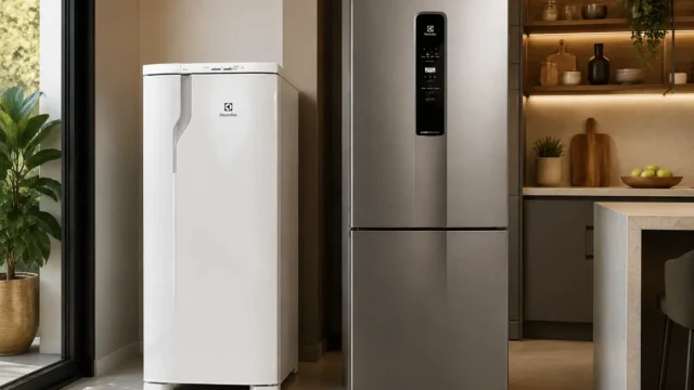 Geladeira Electrolux de 240L ou 490L: a diferença é de capacidade, não de marca