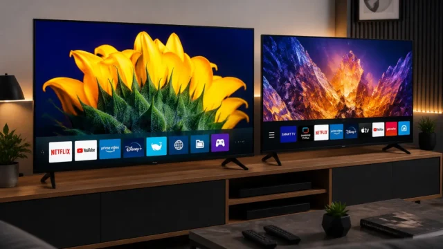 HQ QLED 50 ou Samsung Crystal UHD: a diferença está no sistema, não só no painel