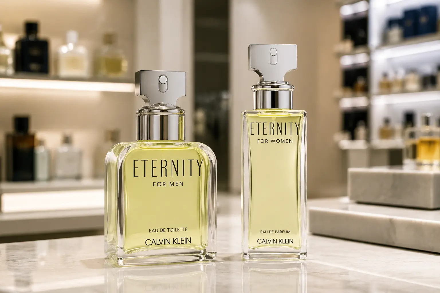 Eternity masculino ou feminino: a diferença está na pirâmide olfativa