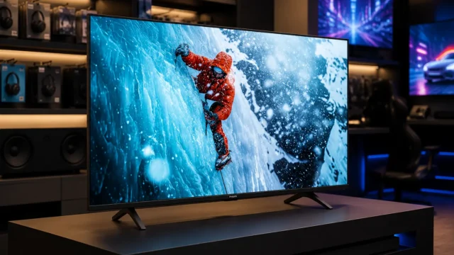 Uma Philips 50" com Google TV, outra com Dolby Atmos e jogos