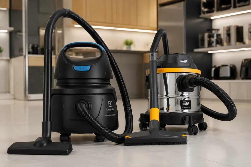 Electrolux AWD01 ou WAP GTW INOX 15: a diferença é no que você realmente aspira