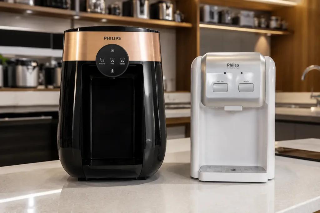 Philips ADD5926 ou Philco PPU11: o que cada purificador declara antes da compra