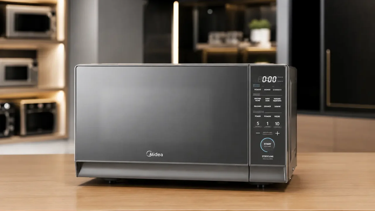 Prata ou branco: o MasterCook Midea 20L muda só o acabamento