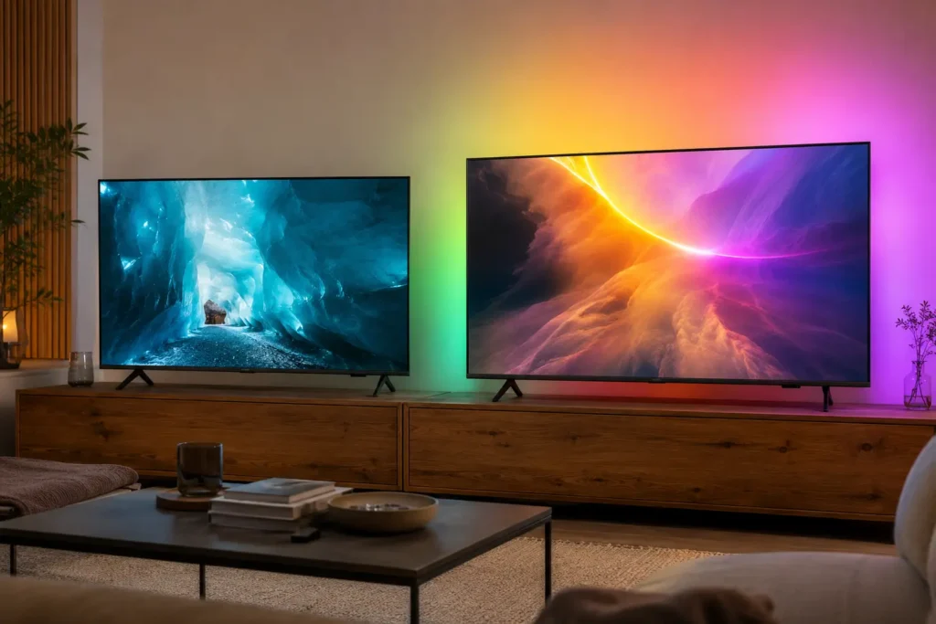 Philips Ambilight 55 4K: onde a escolha muda entre TVs 55"?