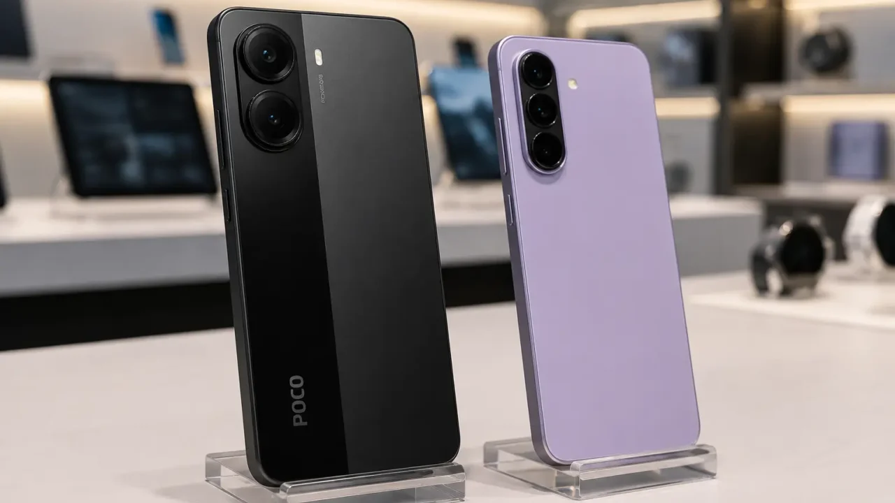 Poco X7 Pro ou Galaxy A57: hardware ou ecossistema na escolha?