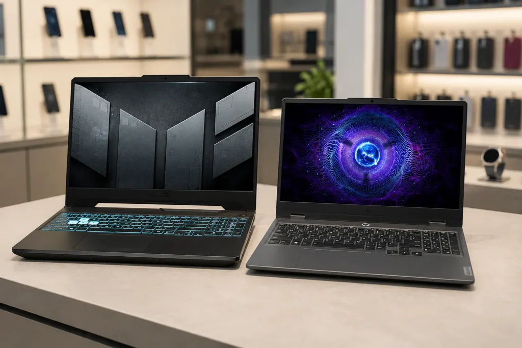 ASUS TUF A15 ou Lenovo LOQ 15IRX9: AMD ou Intel com a mesma RTX 3050?