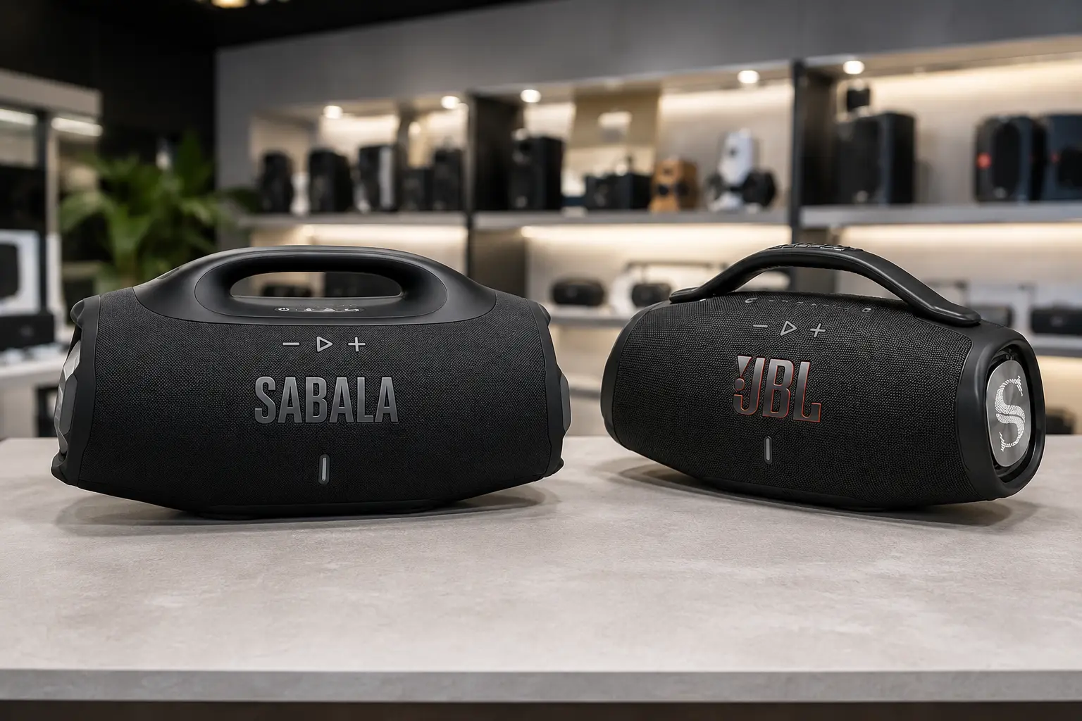 SABALA DR-909 ou JBL Boombox 4: nome consolidado ou especificações no papel?