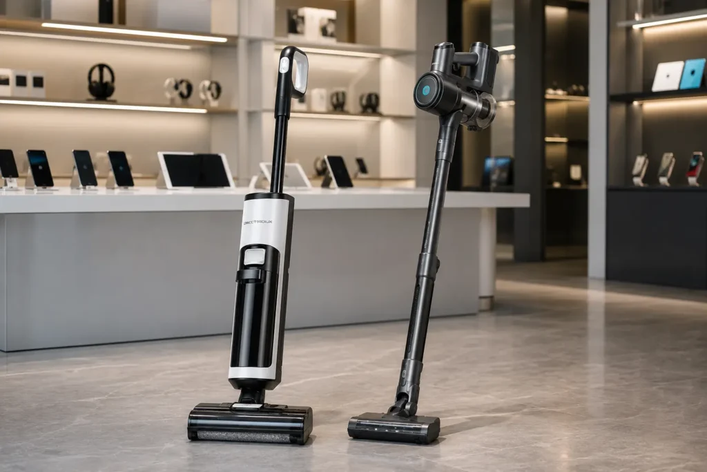 i7 Pro foca pisos e líquidos; i30 leva a aspiração a mais superfícies