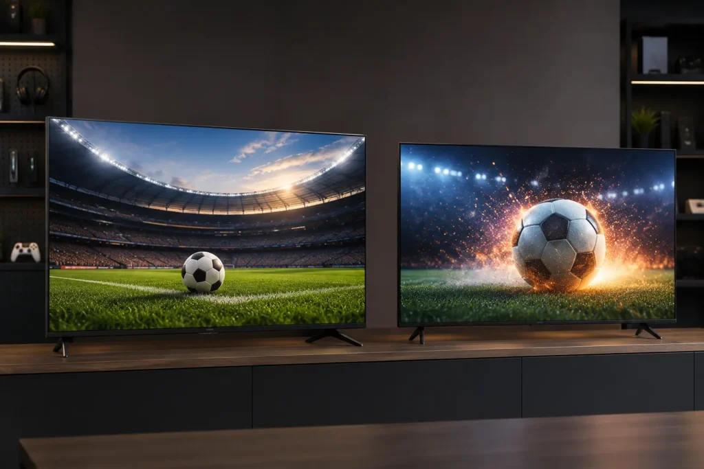 Hisense 55A6NV ou Samsung U8100F: a escolha entre imagem e ecossistema