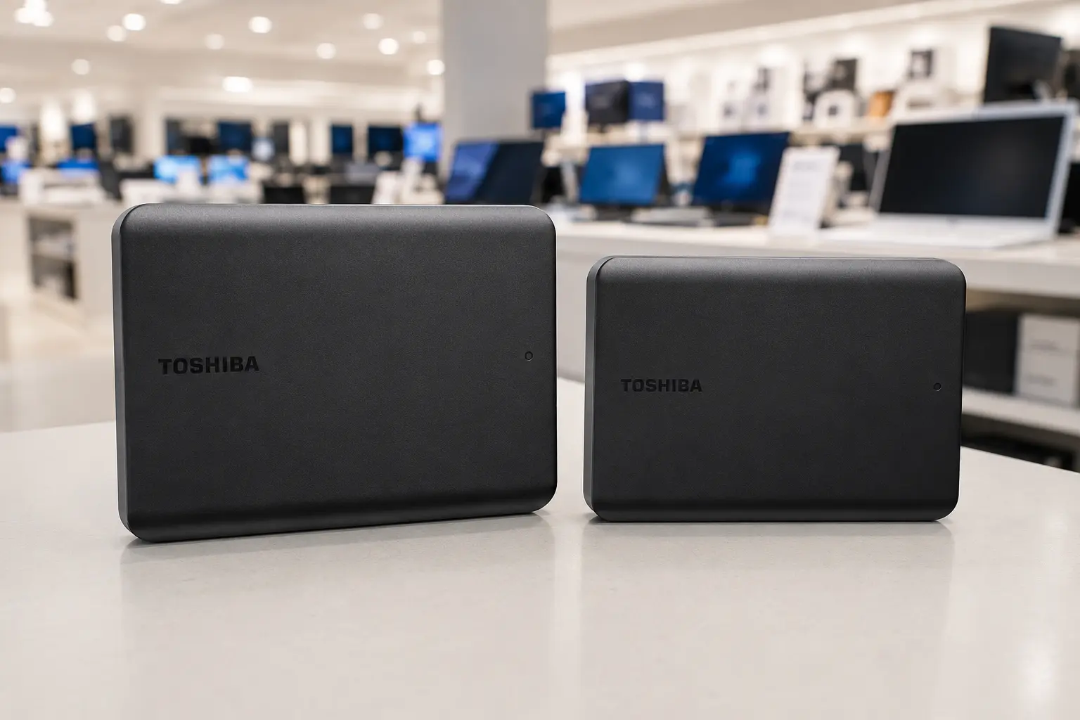 Canvio Basics 2TB ou 4TB: a escolha depende do espaço necessário