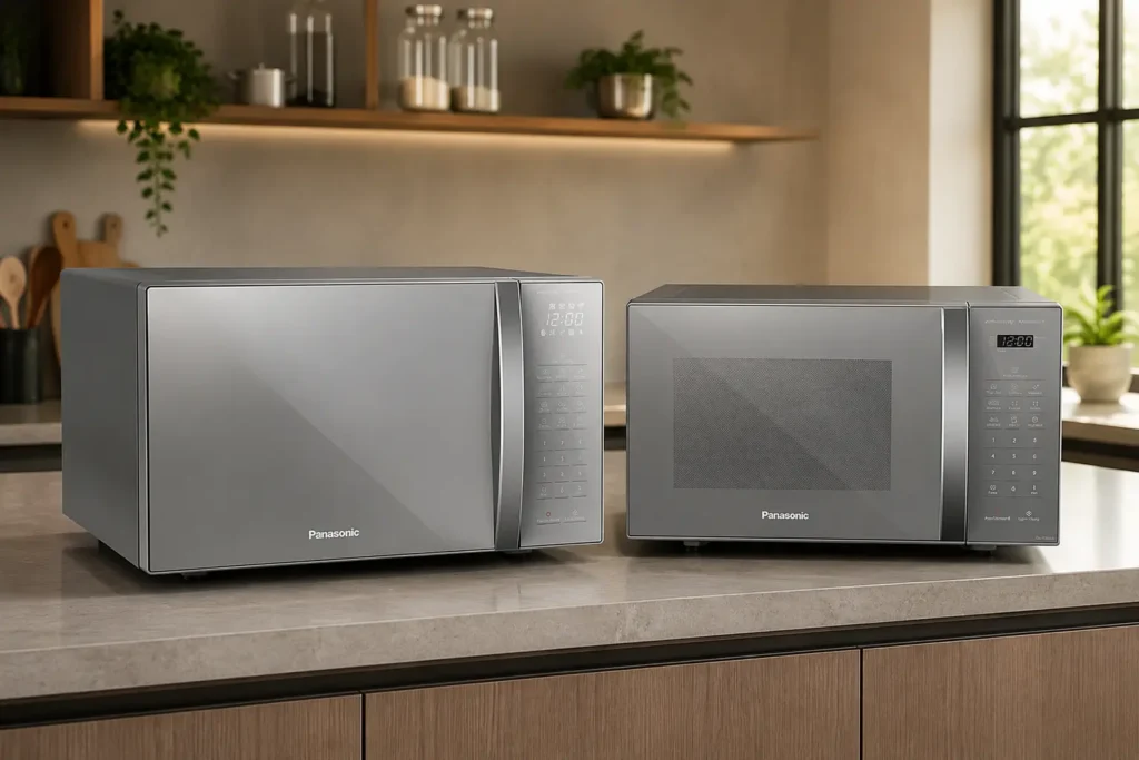Micro-ondas Panasonic de 27L ou 34L: capacidade é o critério