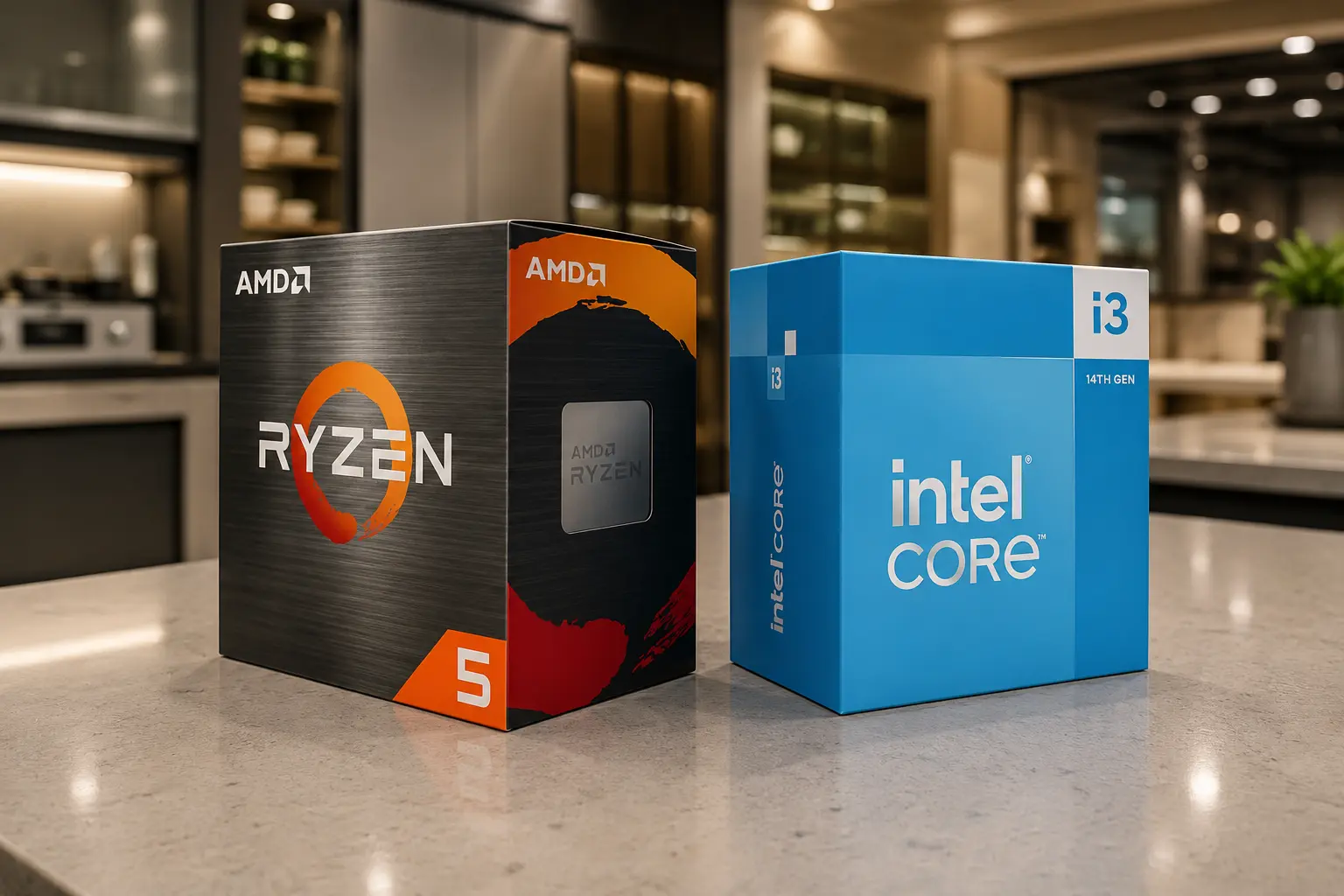 Ryzen 5 5500 ou Core i3-14100F: em DDR4, a plataforma muda a escolha?