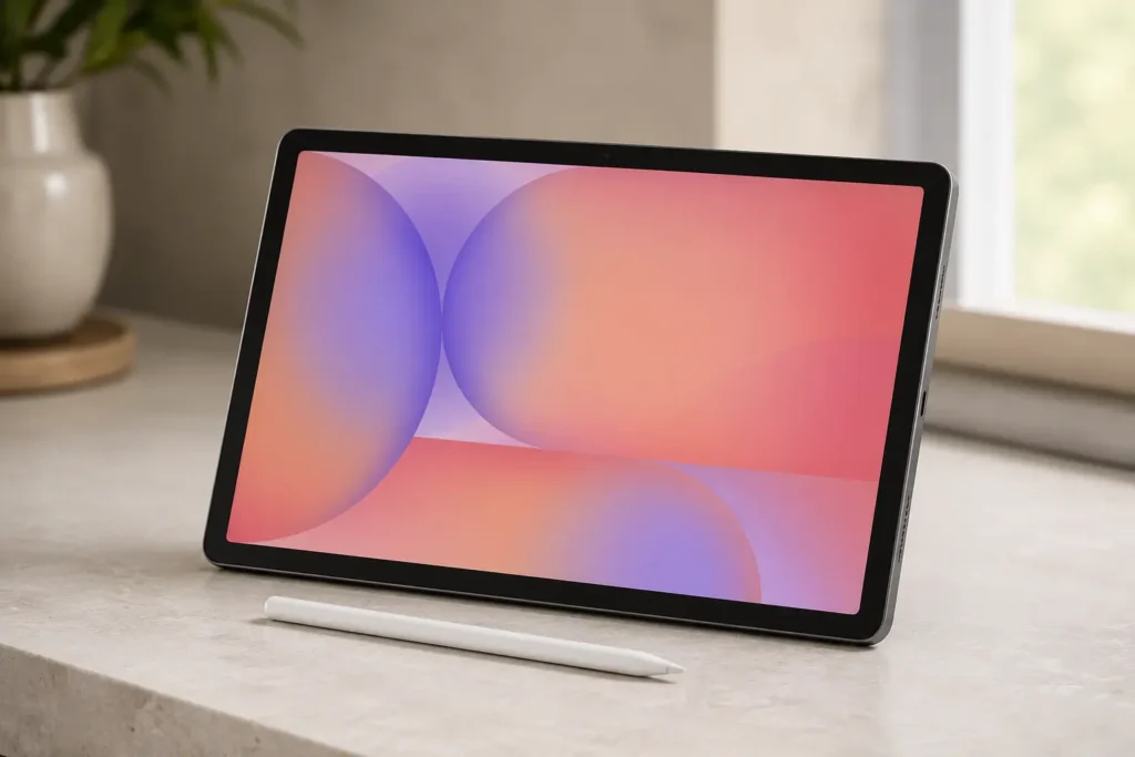 No Galaxy Tab S10 FE, tela e memória definem quanto tablet você precisa