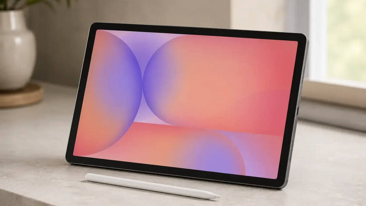 No Galaxy Tab S10 FE, tela e memória definem quanto tablet você precisa