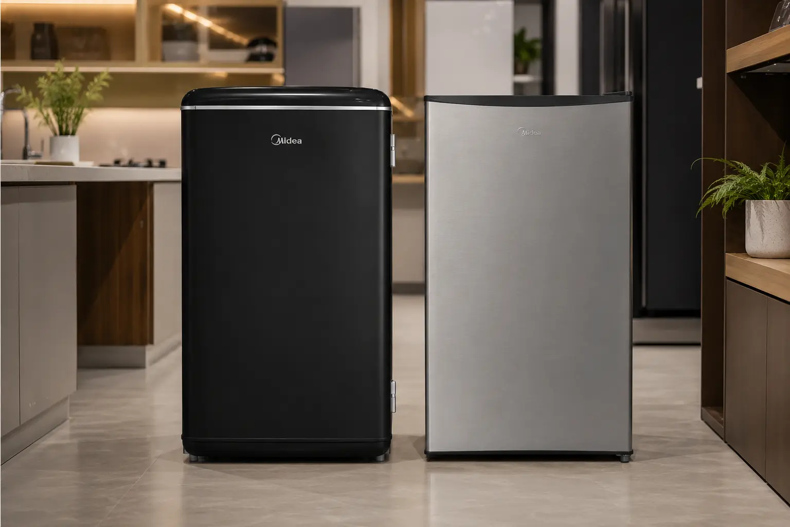 Midea Retrô 93L ou Porta Inox: a escolha está mais no estilo