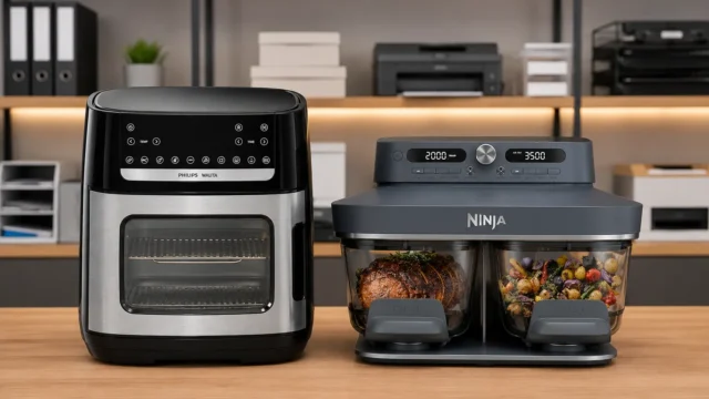 Philips Walita 12L ou Ninja CRISPi: espaço único ou duas zonas