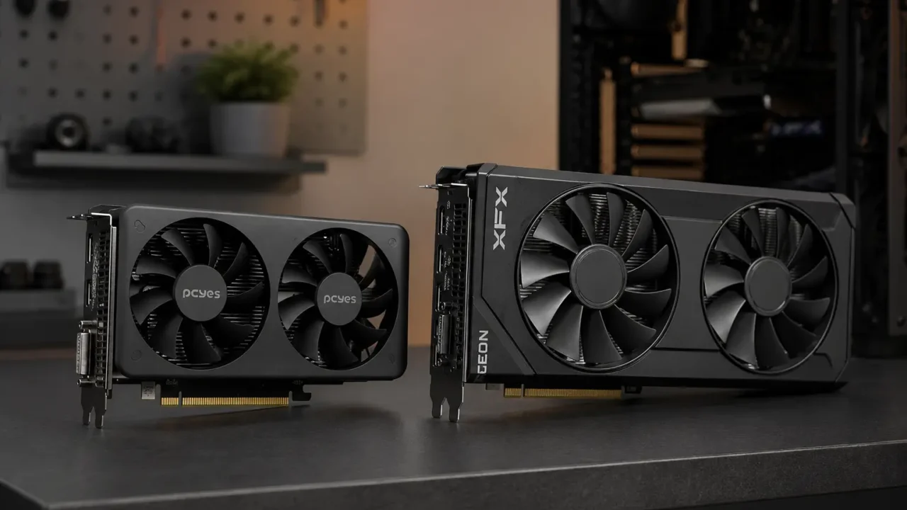 RX 550 ou RX 9060 XT: 4GB e 16GB apontam para usos bem diferentes