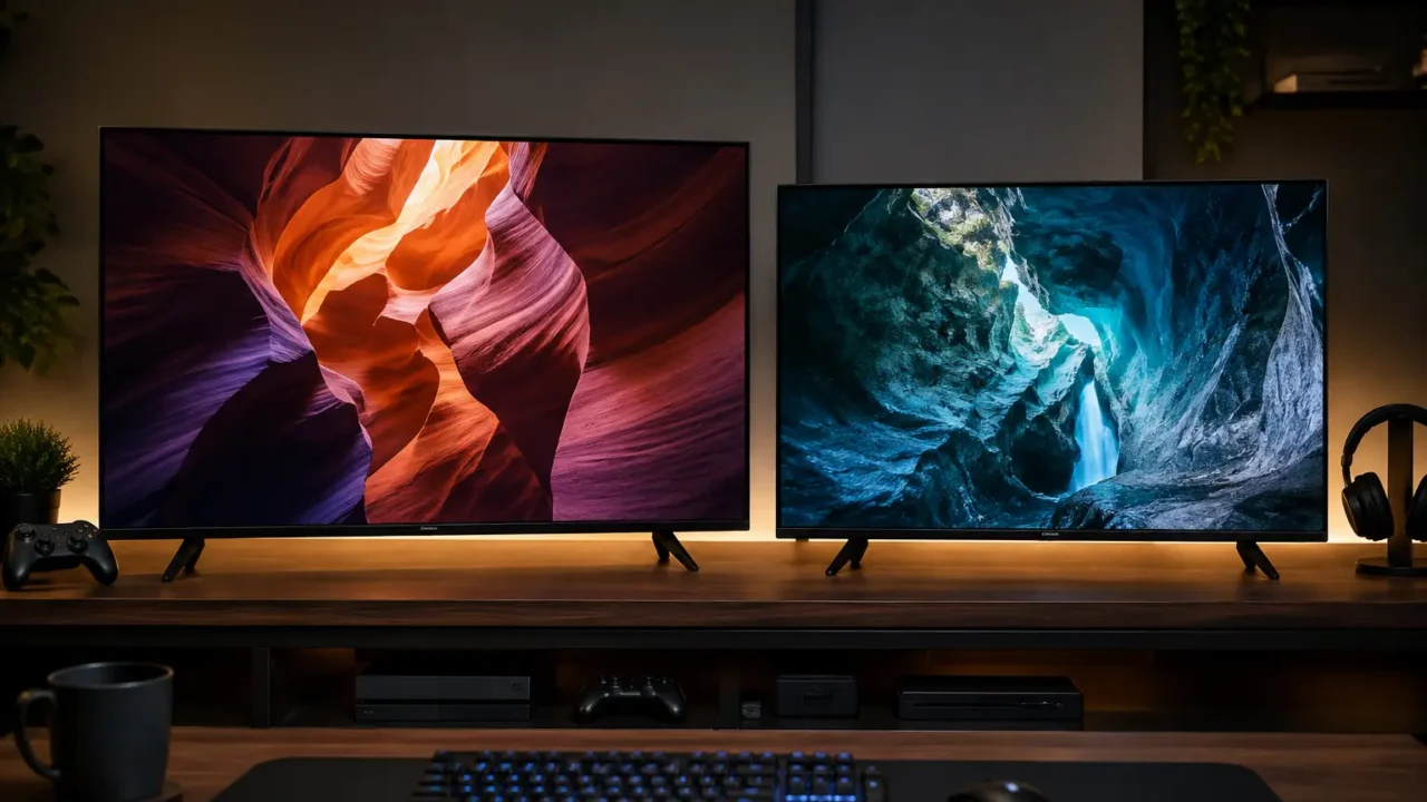 Samsung U8100F 55" ou U8600F 50": o tamanho da tela pesa mais