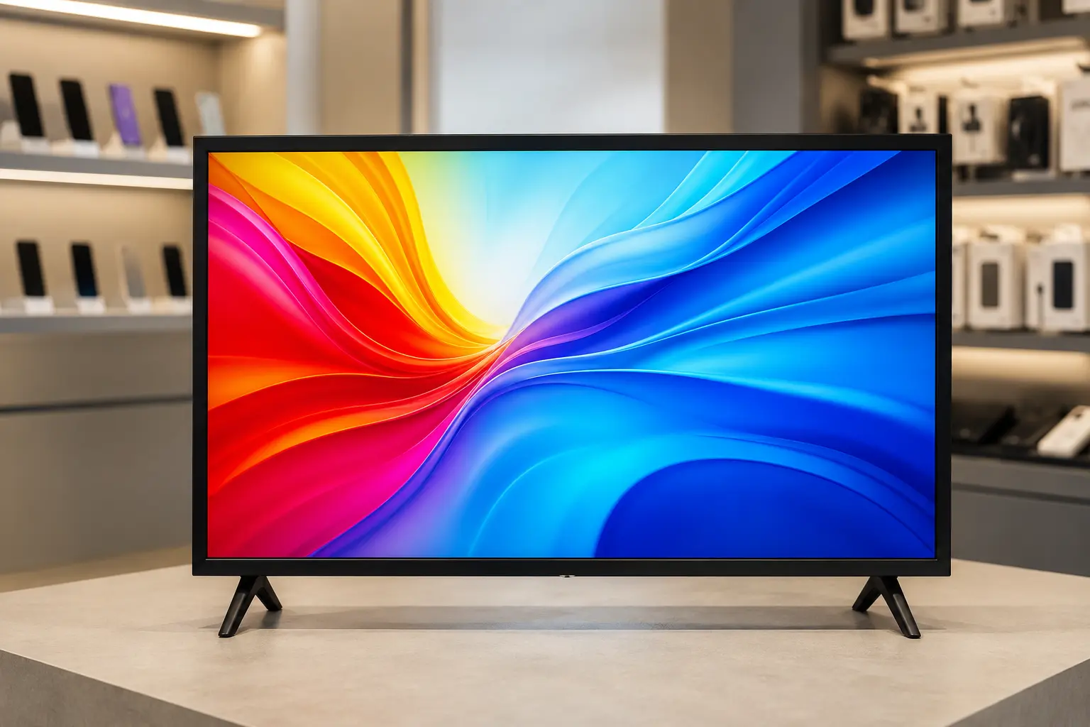 Em TVs de 32", resolução e sistema smart separam Samsung, TCL e AOC