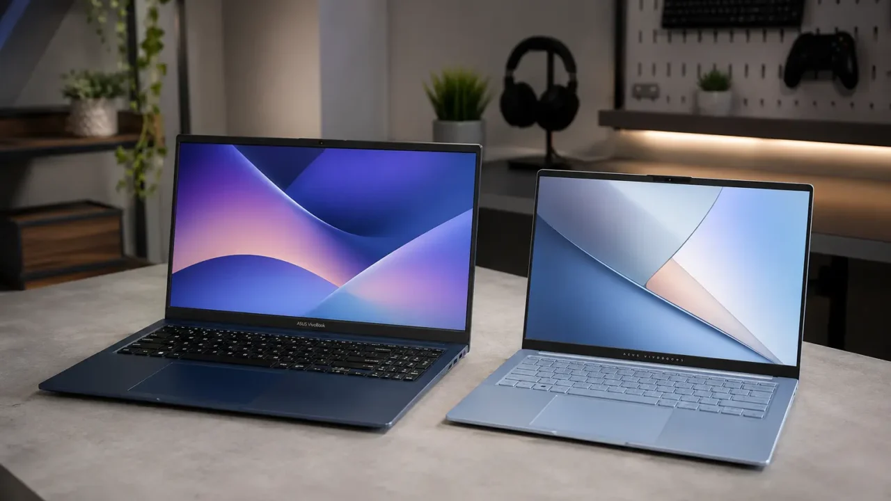 Vivobook 15 ou S 14: o salto está em tela, memória e mobilidade