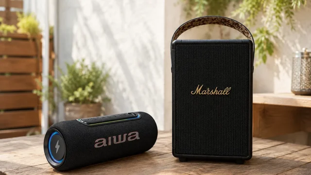 Aiwa SP-05-LB ou Marshall Tufton: mobilidade ou longa autonomia